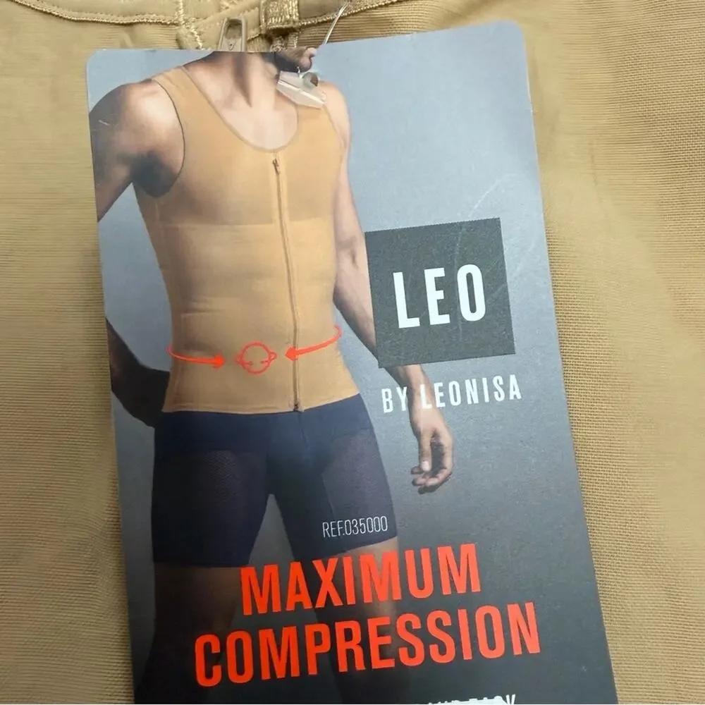 NWT‎ Leonisa LEO Men's Compression Tank Top - 4XL